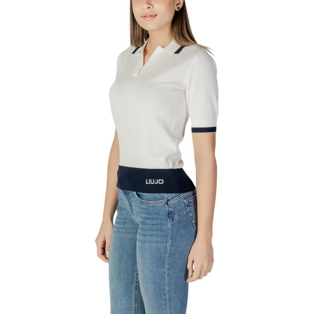 Liu Jo White Viscose Tops & T-Shirt