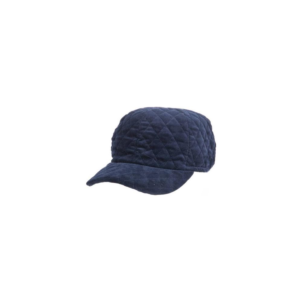 Denny Rose Blue Cotton Hat Denny Rose Dark Slate Gray