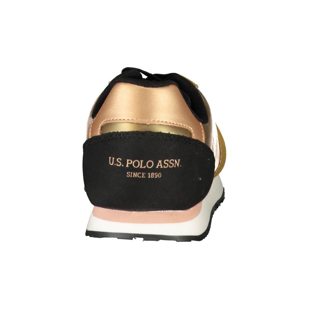 U.S. POLO ASSN. Gold Polyester Sneaker U.S. POLO ASSN. Dark Slate Gray