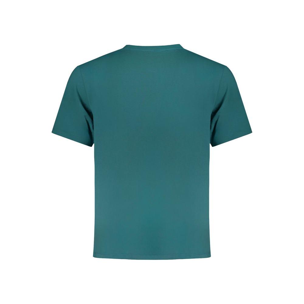 Wrangler Green Cotton T-Shirt Wrangler Sea Green