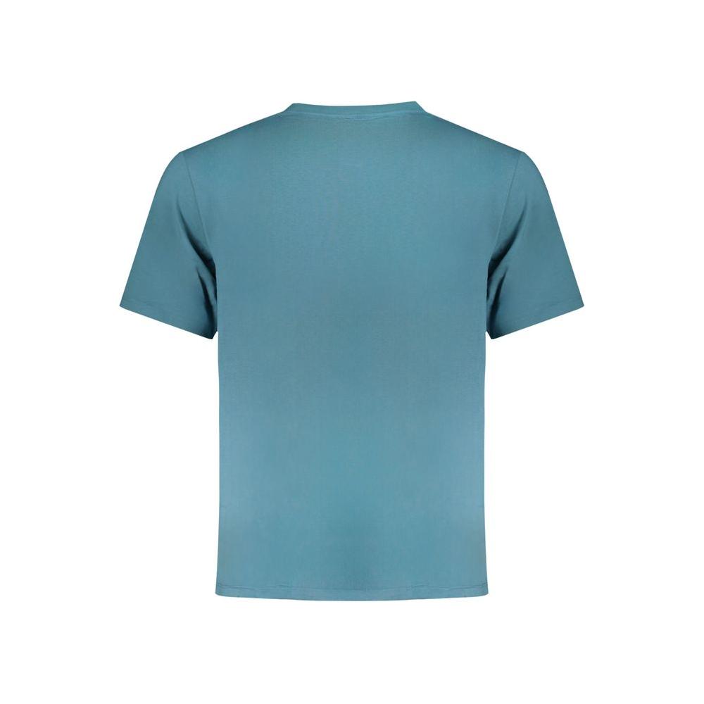 Wrangler Blue Cotton T-Shirt Wrangler Cadet Blue