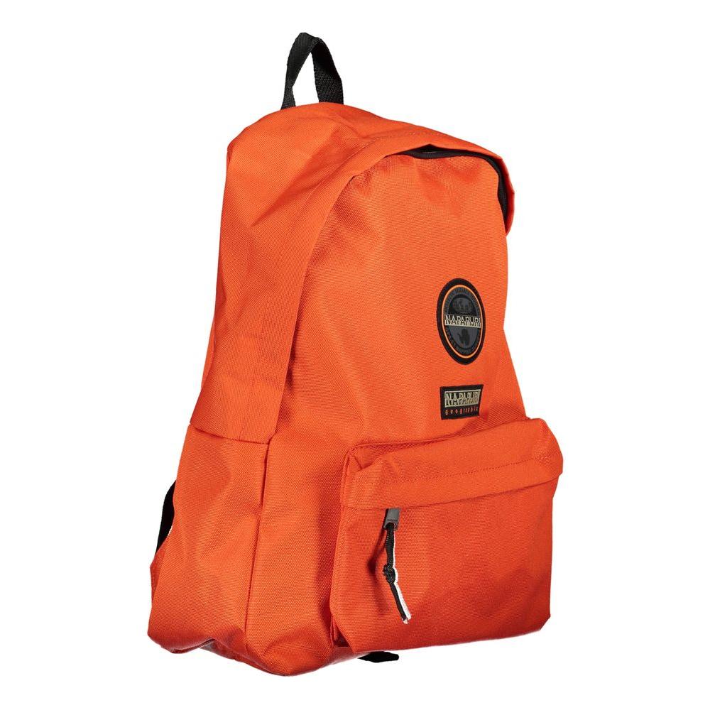 Napapijri Eco-Chic Orange Backpack for the Modern Explorer Napapijri Chocolate