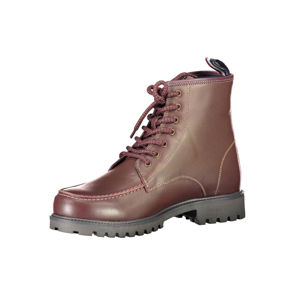 U.S. POLO ASSN. Red Leather Men Boot U.S. POLO ASSN. Dim Gray