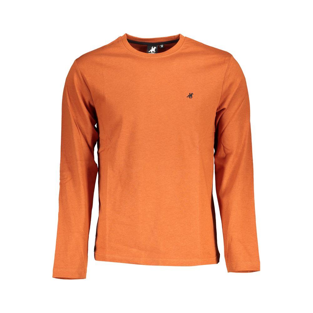 U.S. Grand Polo Bronze Cotton T-Shirt U.S. Grand Polo Coral