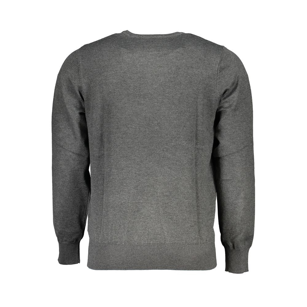 U.S. Grand Polo Gray Nylon Sweater U.S. Grand Polo Dim Gray