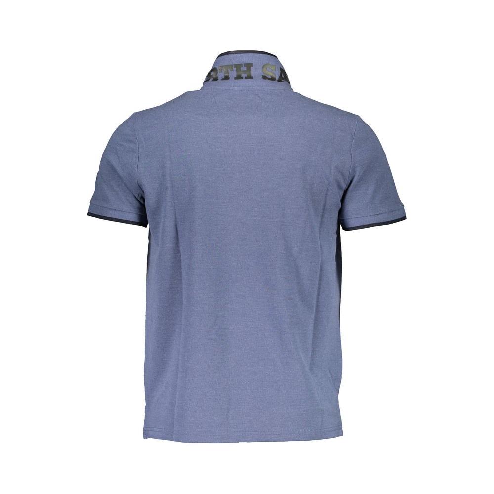North Sails Blue Cotton Mens Polo Shirt North Sails Slate Gray