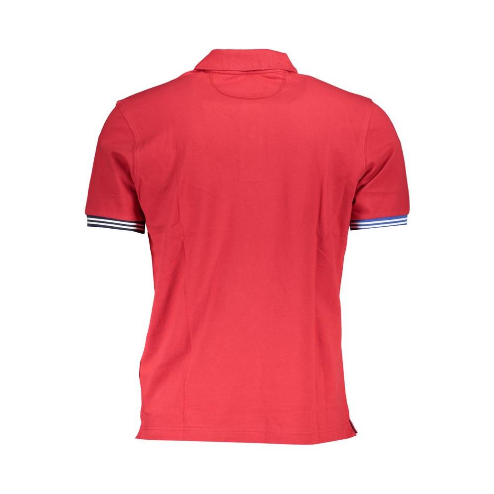 La Martina Sophisticated Short Sleeved Polo: Regal Touch La Martina Tomato