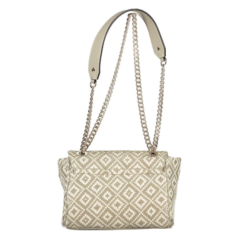 Guess Jeans Gray Polyethylene Handbag Guess Jeans Dark Gray