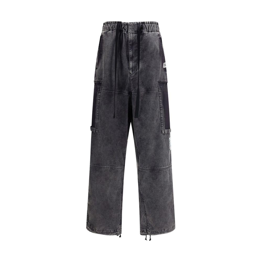 Maison Mihara Yasuhiro Baggy cotton Pants Maison Mihara Yasuhiro Dark Slate Gray