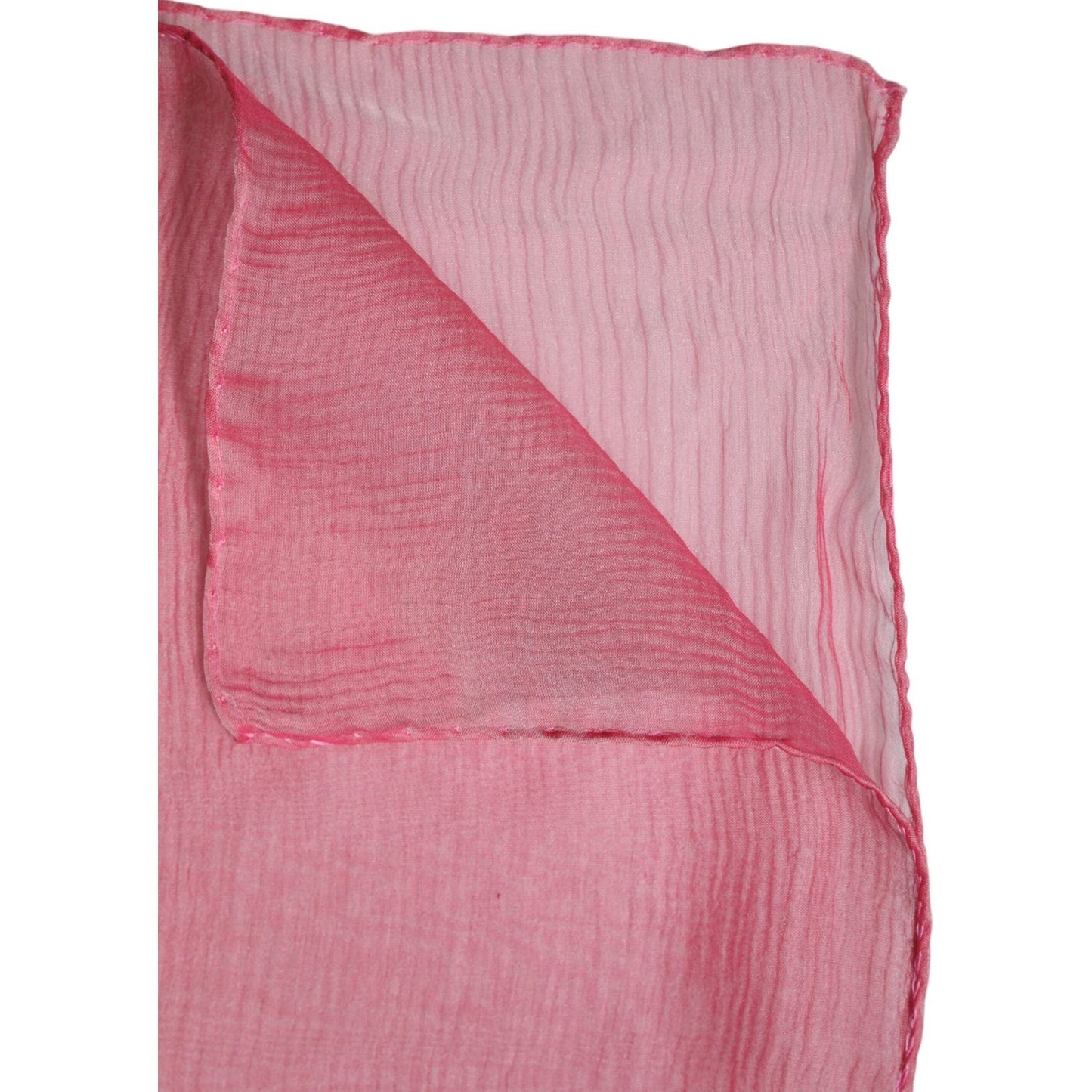 Dolce & Gabbana Pink Silk Rectangle Women Wrap Shawl Scarf Dolce & Gabbana Rosy Brown