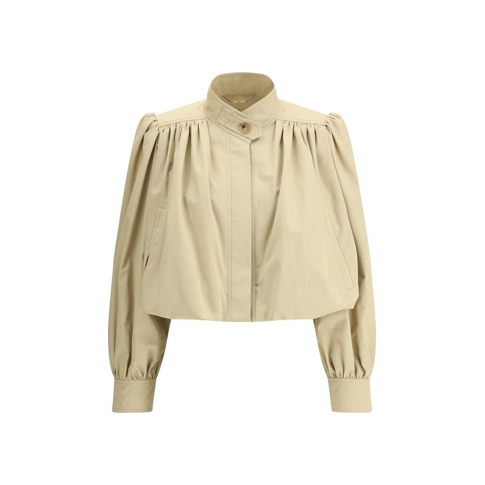 Chloé Cropped Jacket Chloé Tan