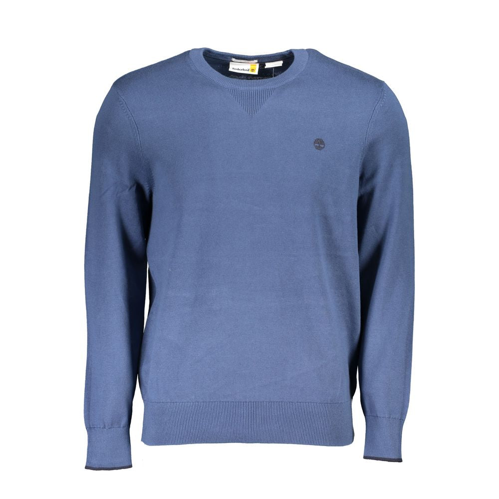 Timberland Blue Cotton Sweater Timberland Slate Gray