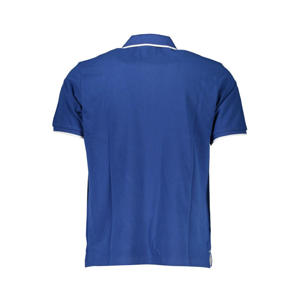 North Sails Blue Cotton Polo Shirt North Sails Dark Slate Blue