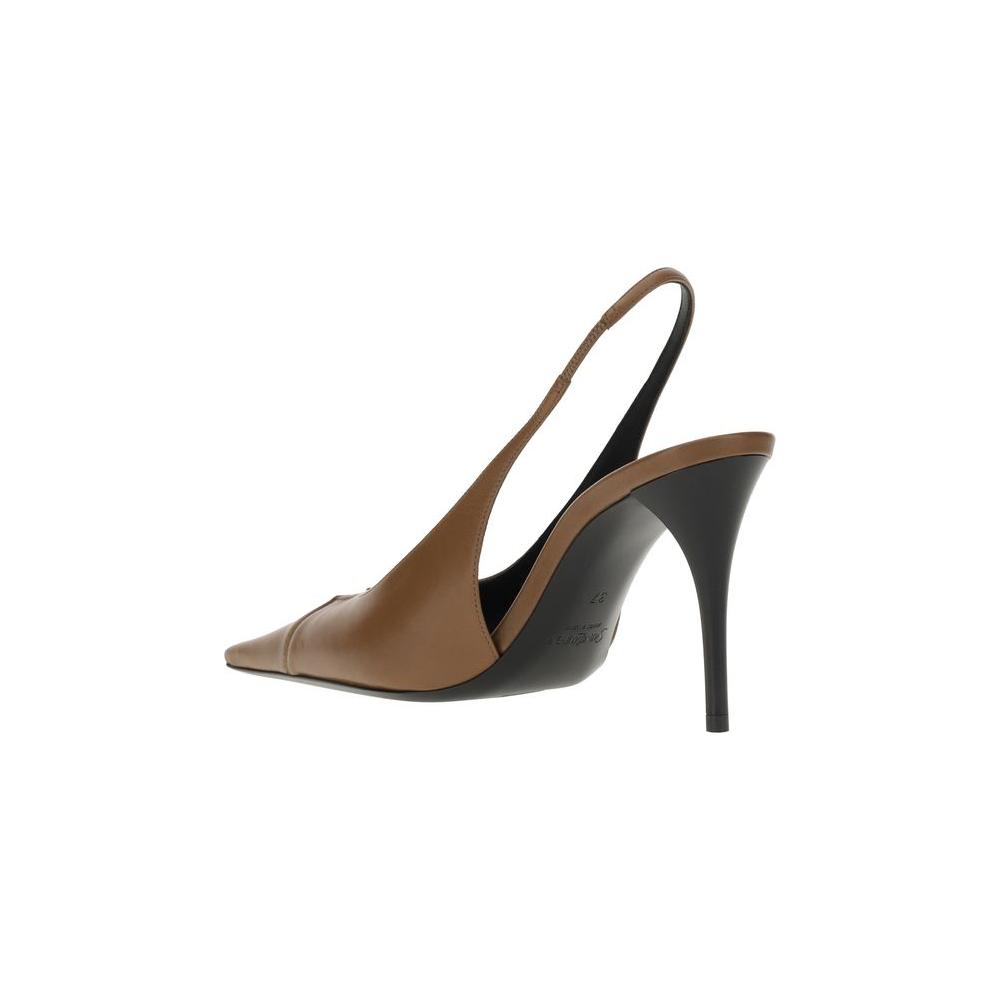Saint Laurent Babylone Pums Saint Laurent Dark Olive Green