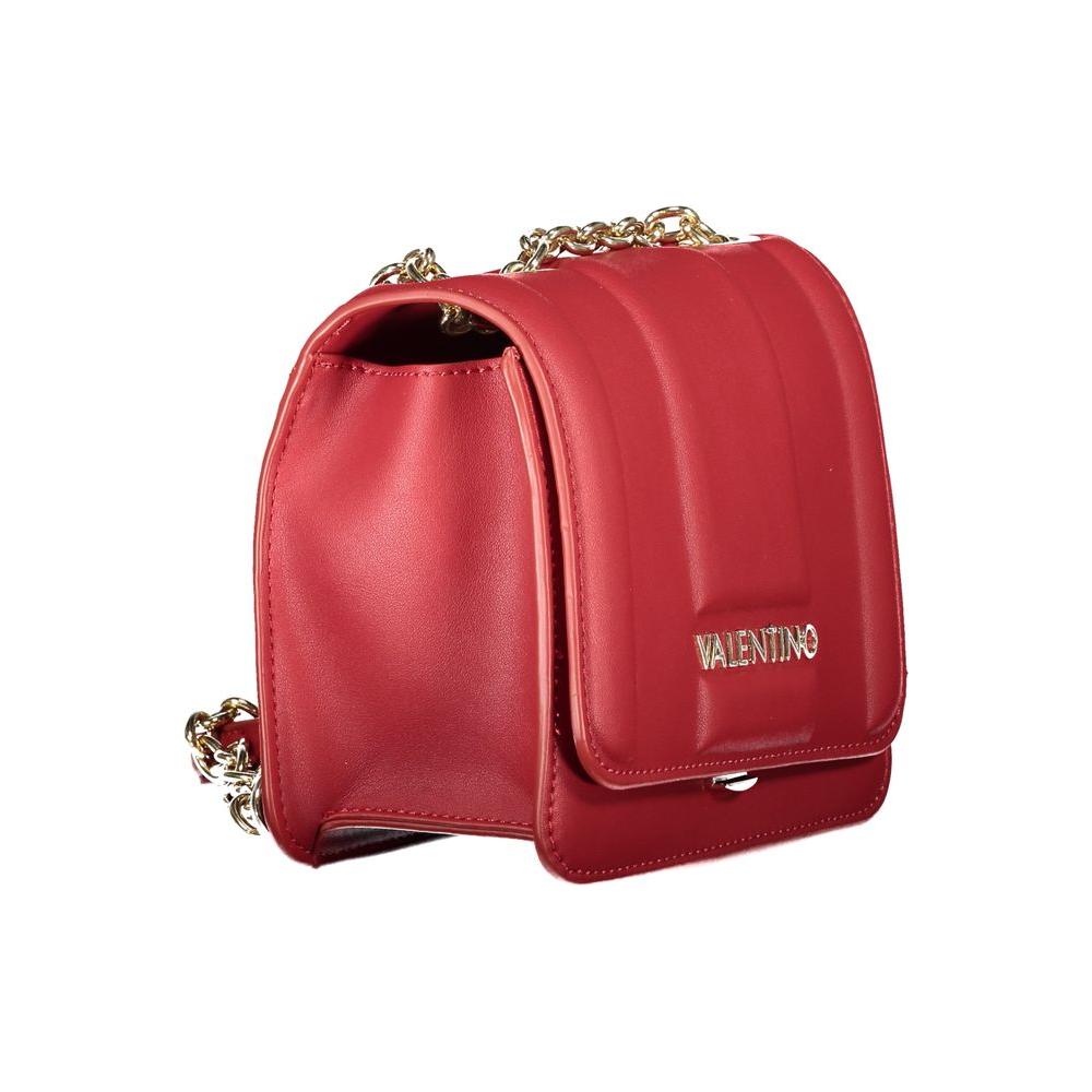 Valentino Bags Red Polyethylene Women Handbag Valentino Bags Maroon