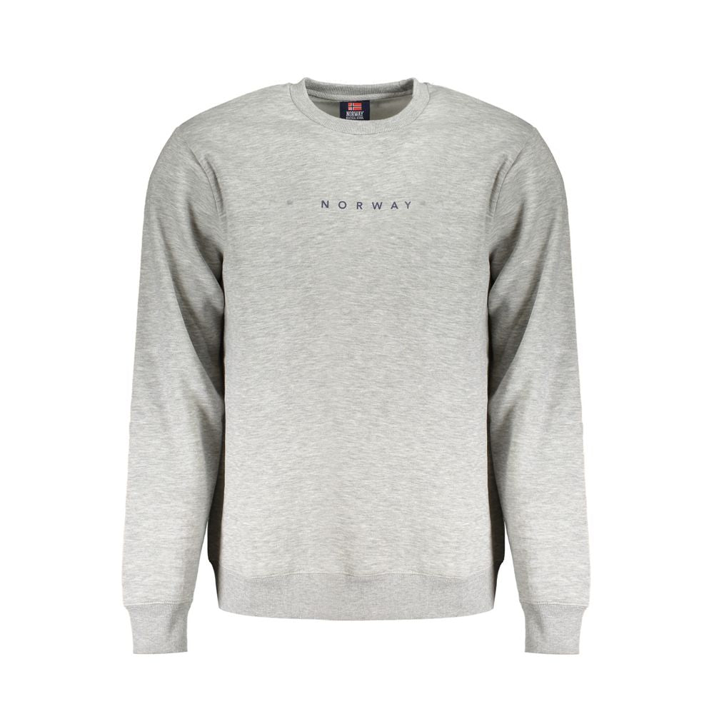 Norway 1963 Gray Cotton Men Sweater Norway 1963 Gray