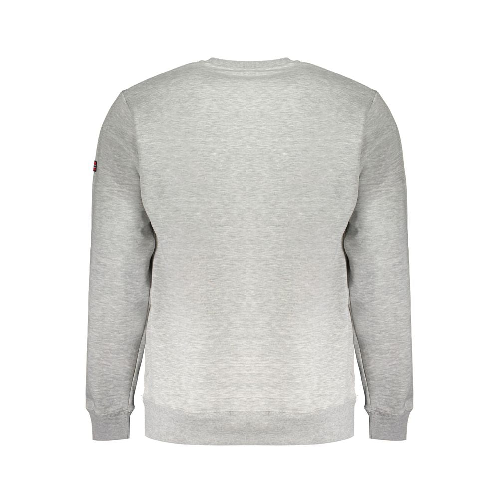Norway 1963 Gray Cotton Men Sweater Norway 1963 Gray