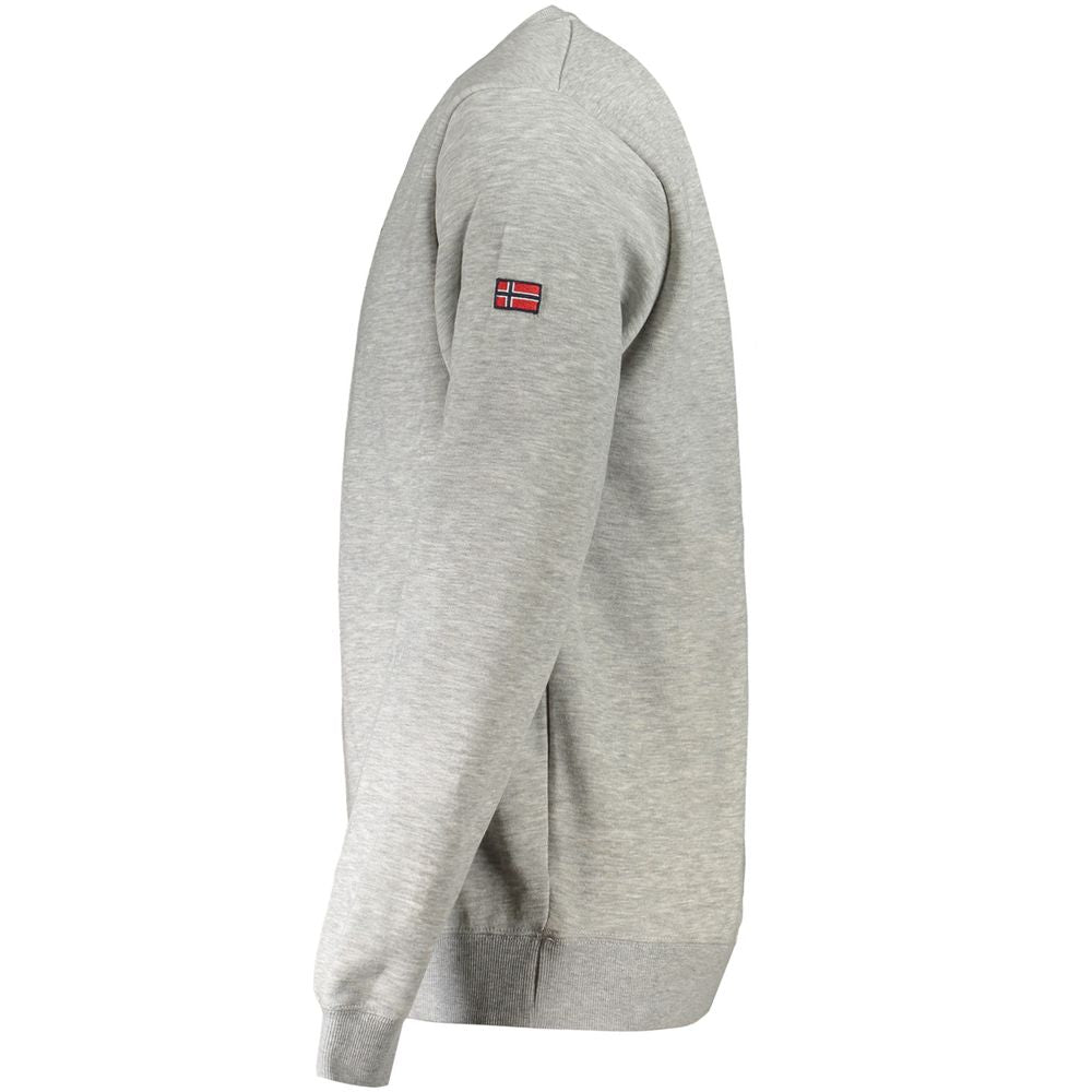 Norway 1963 Gray Cotton Men Sweater Norway 1963 Gray
