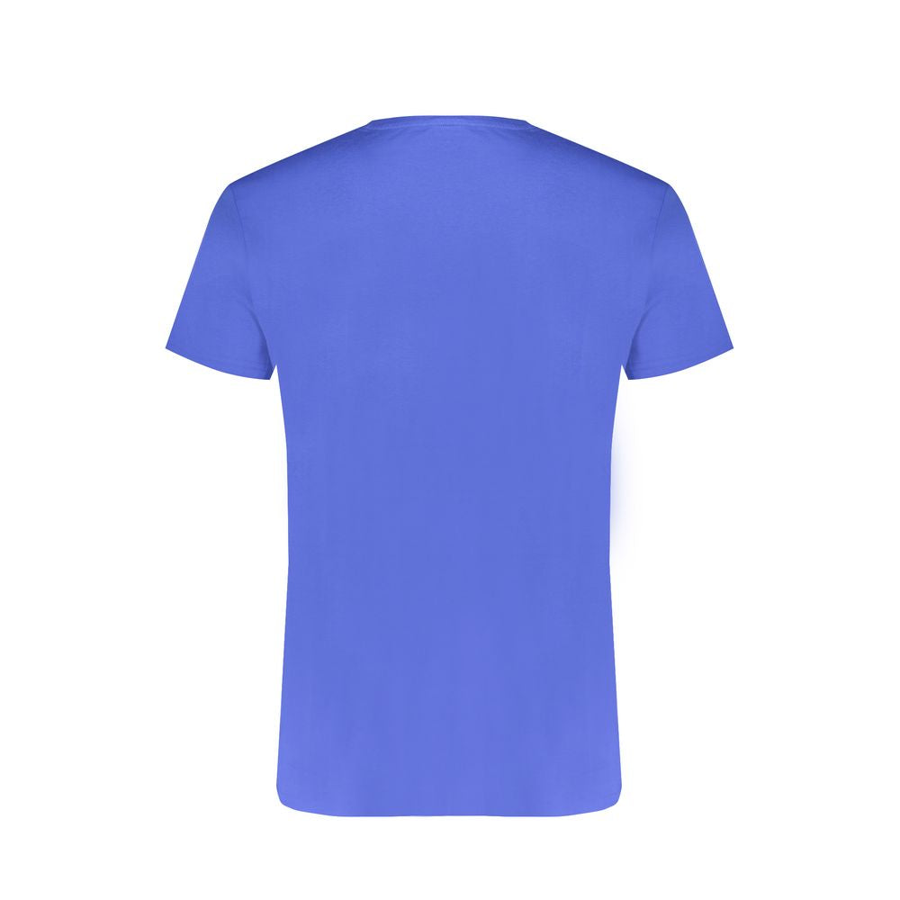 Trussardi Blue Cotton T-Shirt Trussardi Slate Blue