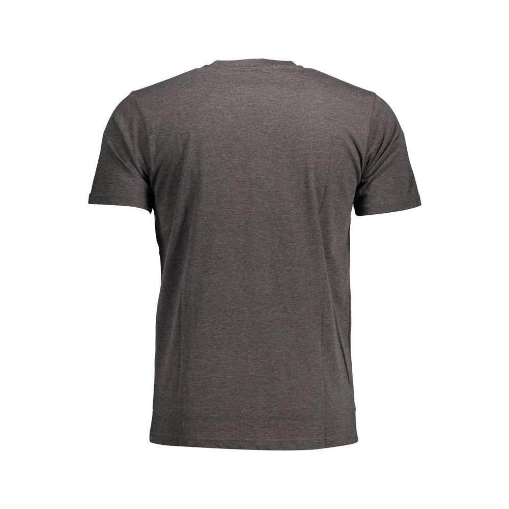 Sergio Tacchini Gray Cotton T-Shirt Sergio Tacchini Dark Slate Gray