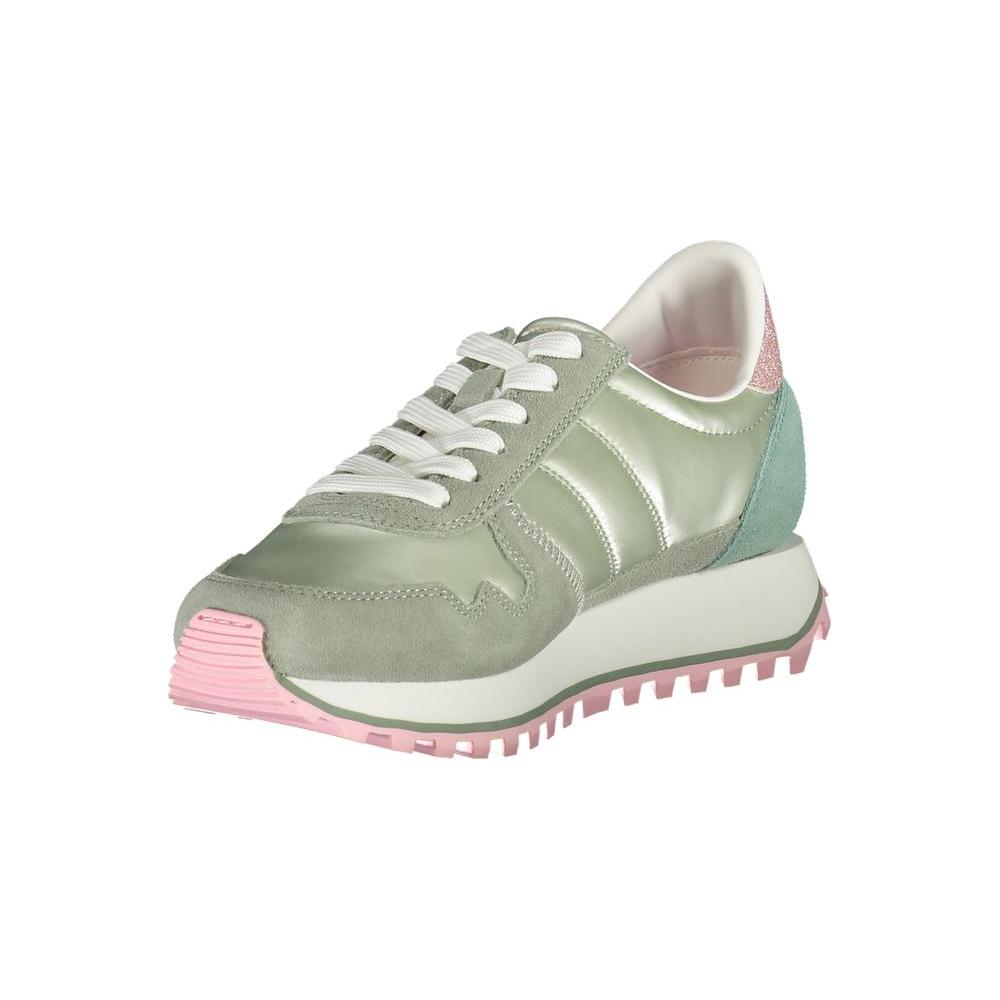 Blauer Green Polyester Women Sneaker Blauer Dark Gray