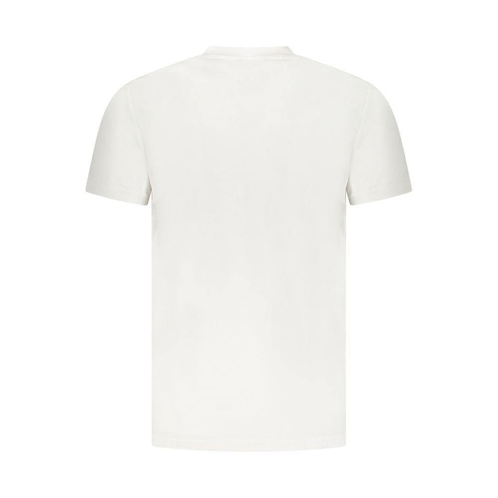 Cavalli Class White Cotton Men T-Shirt Cavalli Class White Smoke