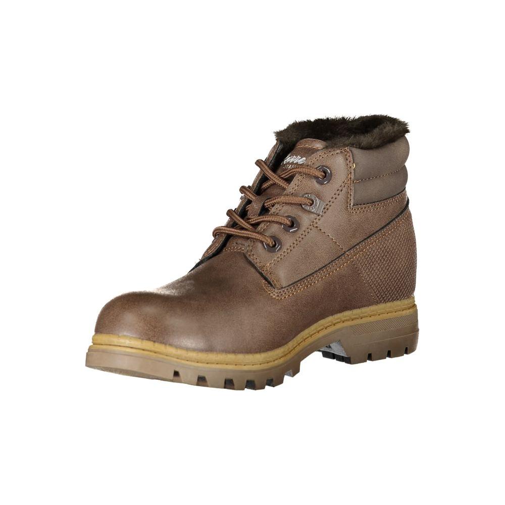 Carrera Chic Lace-Up Boots with Contrast Details Carrera Dim Gray