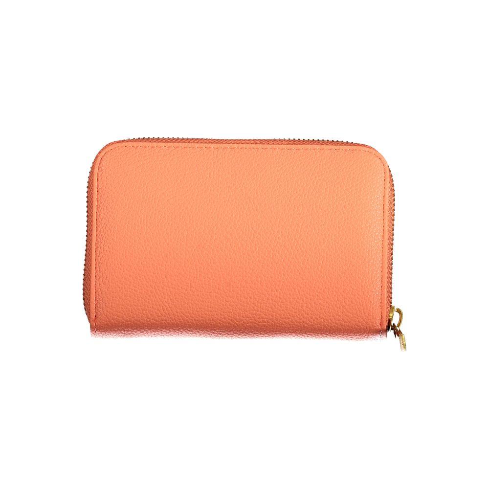 Guess Jeans Orange Polyethylene Wallet Guess Jeans Salmon