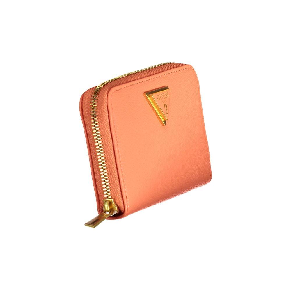 Guess Jeans Orange Polyethylene Wallet Guess Jeans Sandy Brown
