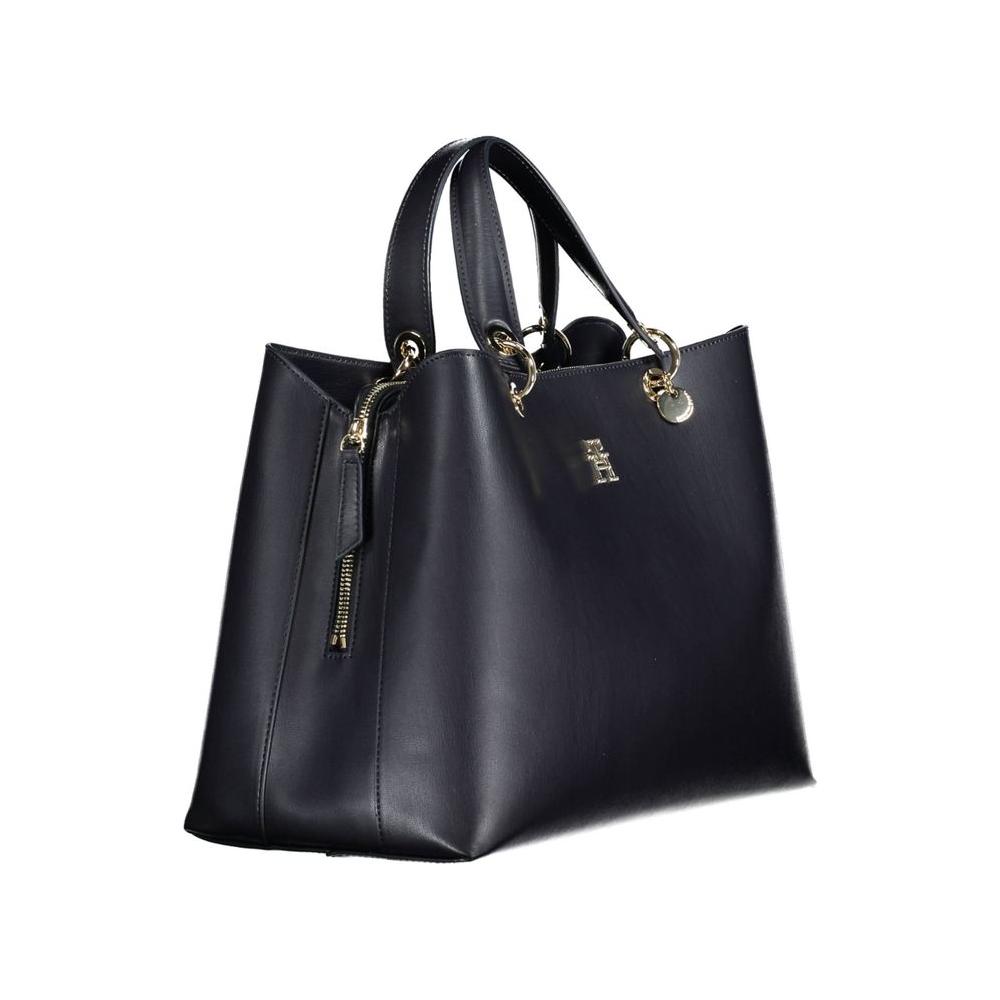 Tommy Hilfiger Blue Polyethylene Women Handbag Tommy Hilfiger Dark Slate Gray