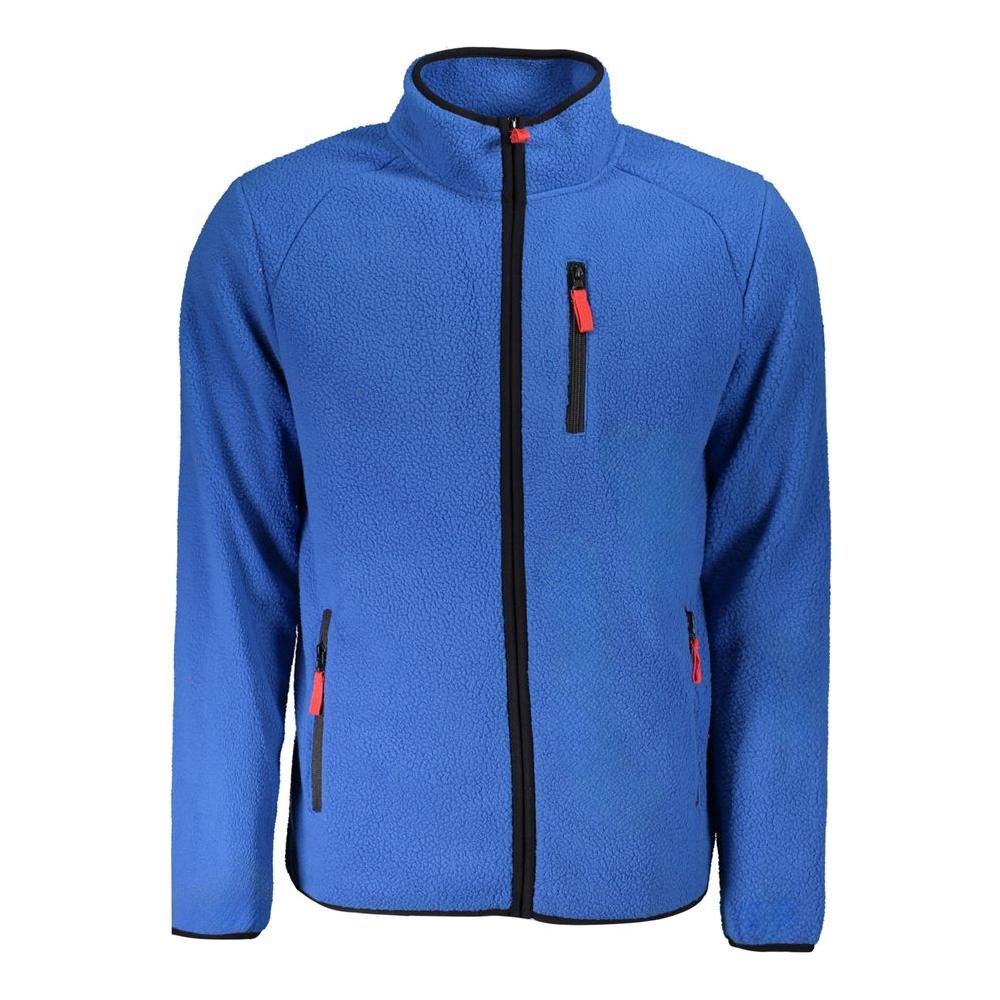 Norway 1963 Blue Polyester Men Sweater Norway 1963 Steel Blue