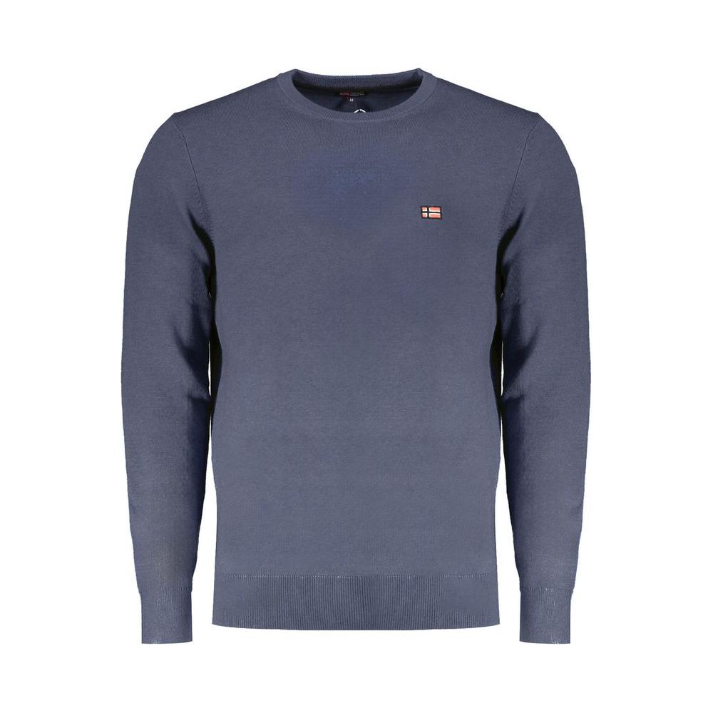 Norway 1963 Blue Wool Men Sweater Norway 1963 Dim Gray