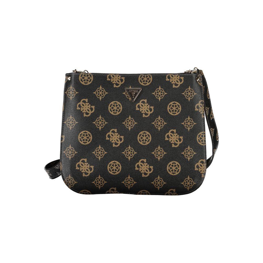 Guess Jeans Brown Polyethylene Handbag Guess Jeans Dark Slate Gray