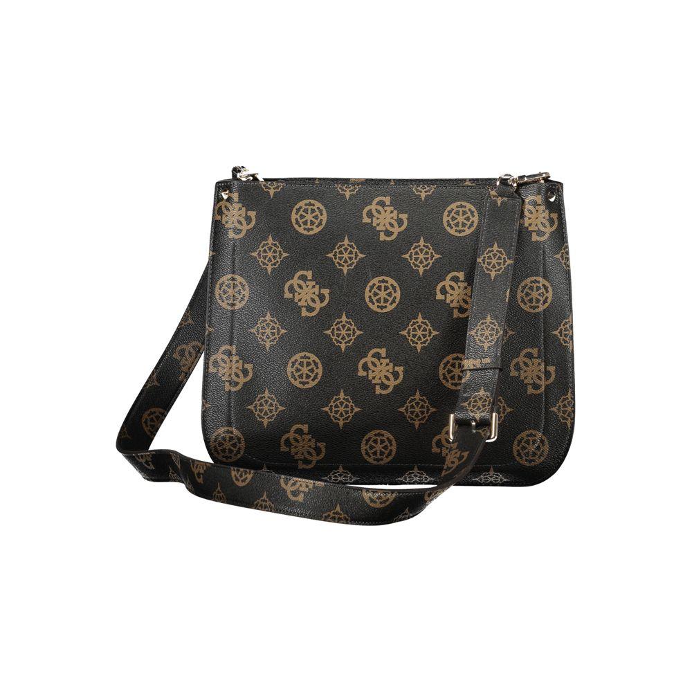 Guess Jeans Brown Polyethylene Handbag Guess Jeans Dark Slate Gray