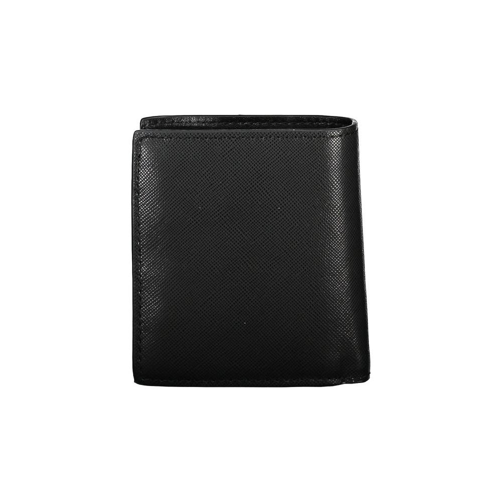 Tommy Hilfiger Black Leather Men Wallet Tommy Hilfiger Black