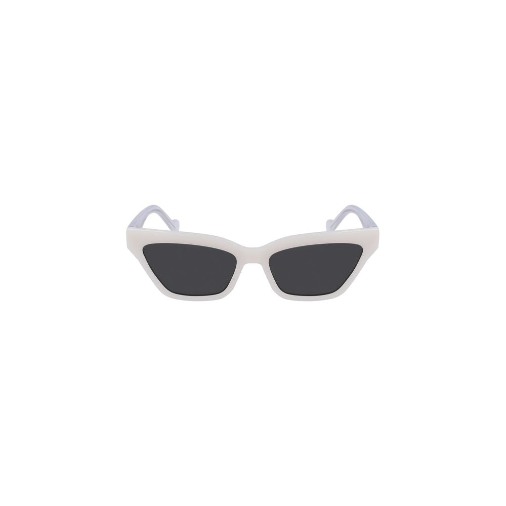 Liu Jo White Injected Women Sunglass Liu Jo Dark Slate Gray