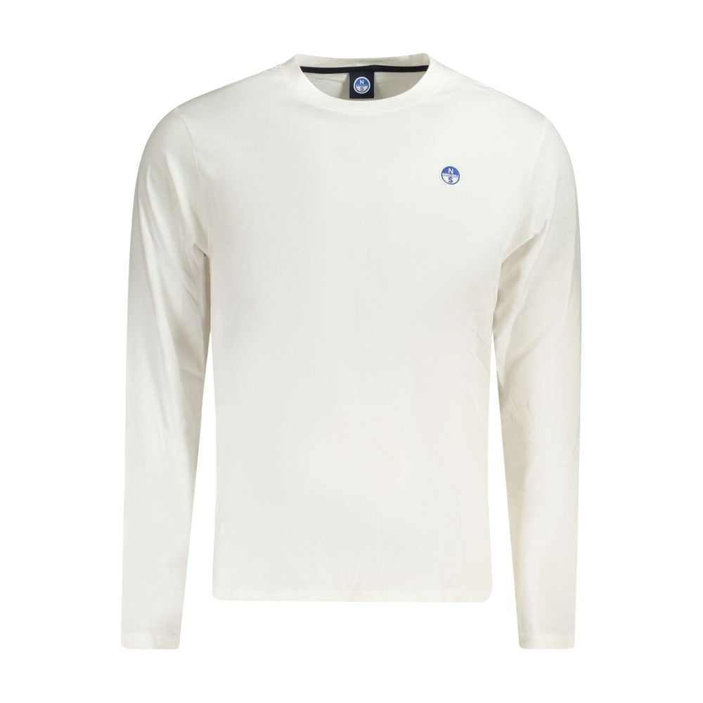 North Sails White Cotton Men T-Shirt