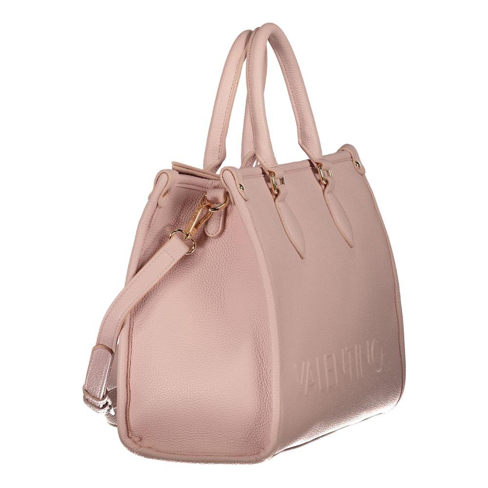Valentino Bags Pink Polyethylene Handbag Valentino Bags Rosy Brown