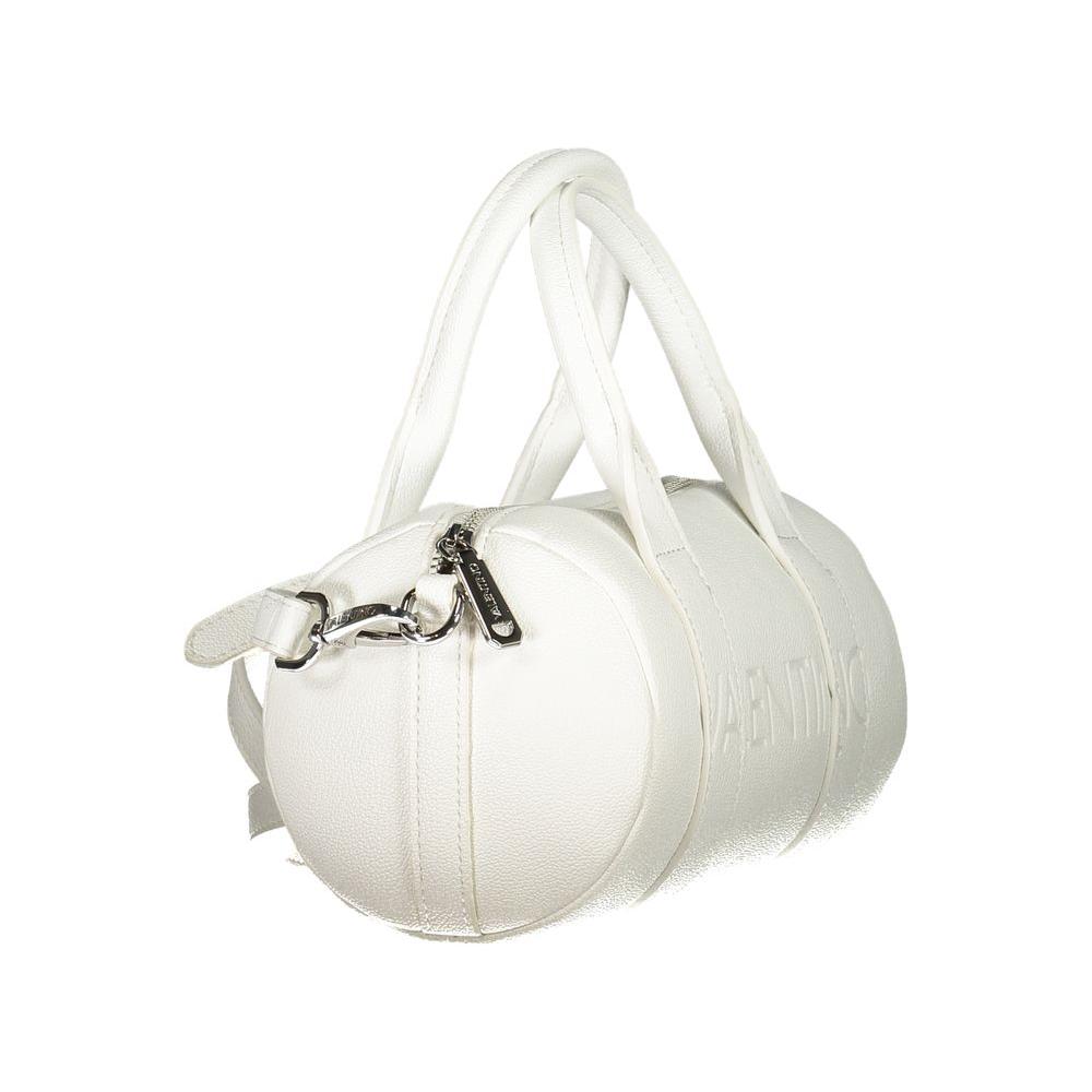 Valentino Bags White Polyethylene Handbag Valentino Bags Light Gray