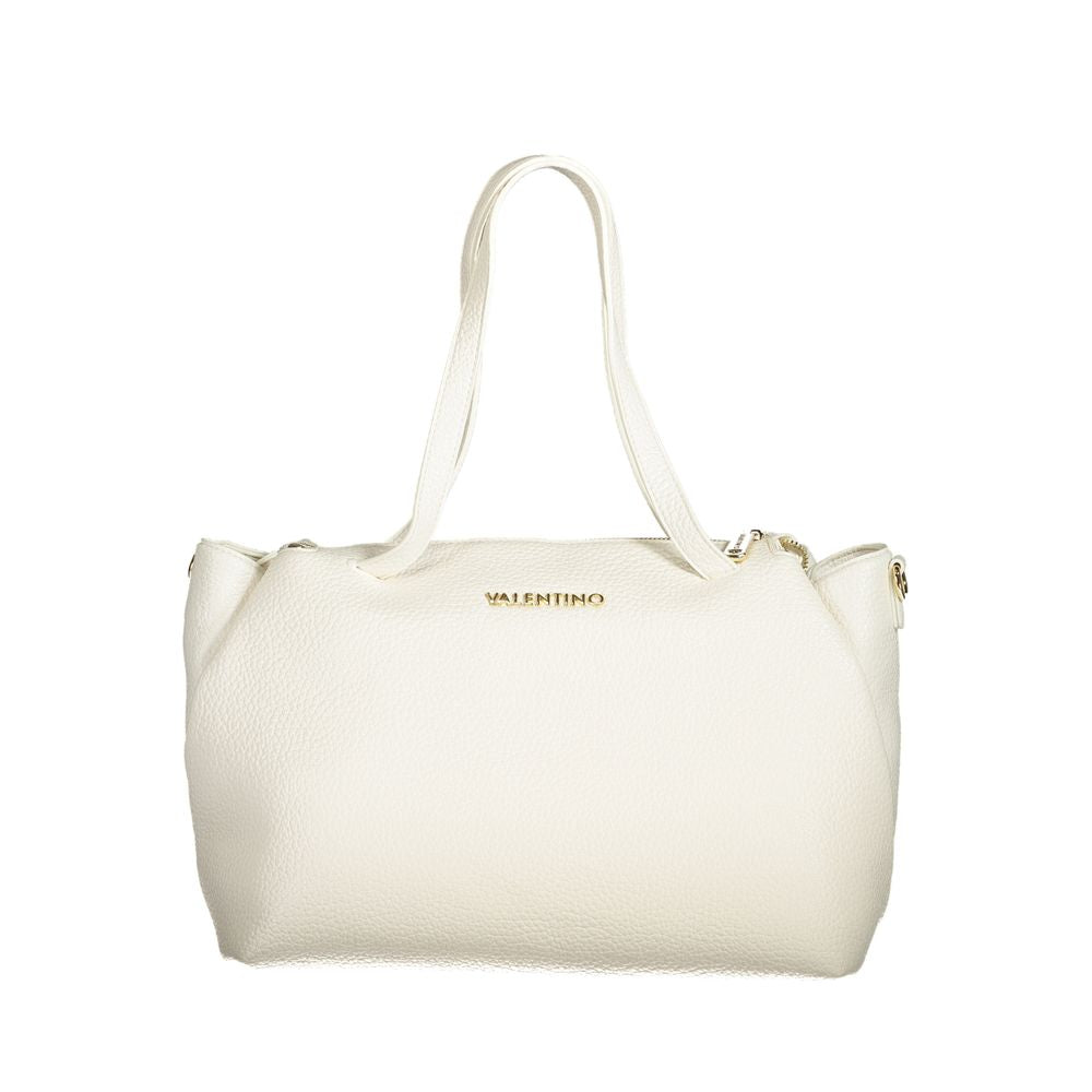 Valentino Bags White Polyethylene Women Handbag Valentino Bags Antique White