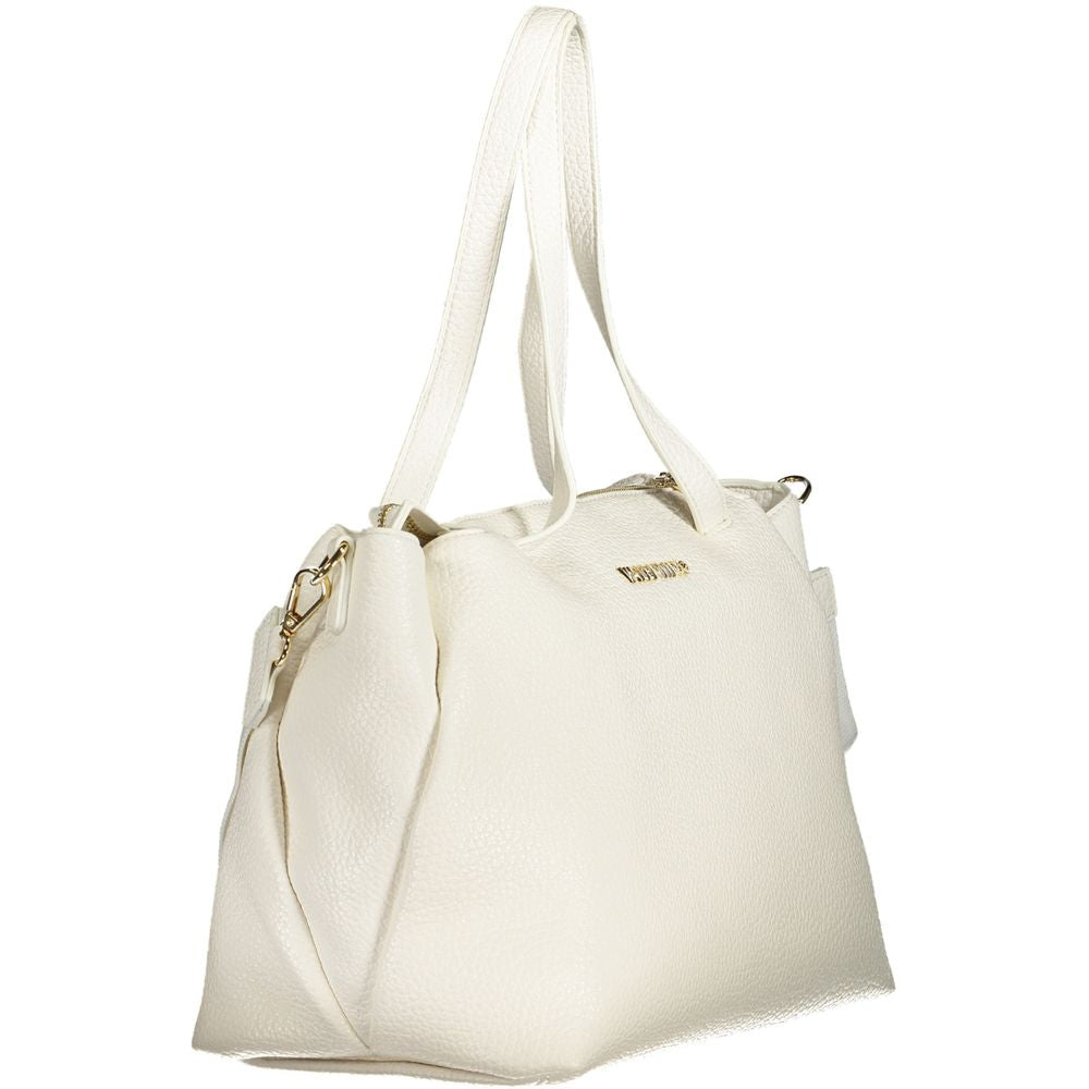 Valentino Bags White Polyethylene Women Handbag Valentino Bags Light Gray
