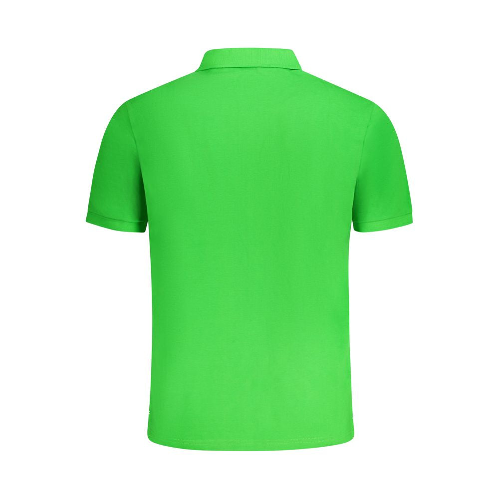 North Sails Green Cotton Men Polo Shirt North Sails Lime Green