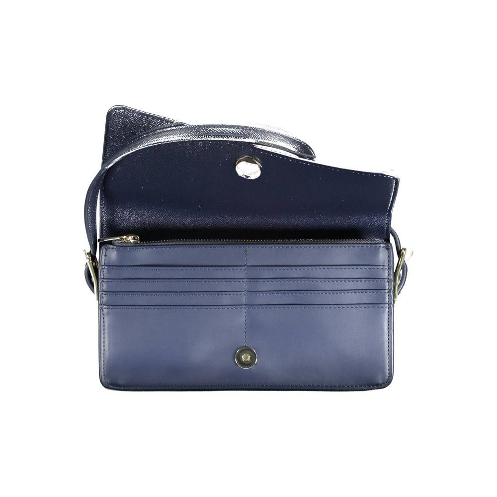 Tommy Hilfiger Blue Polyethylene Women Handbag Tommy Hilfiger Dim Gray