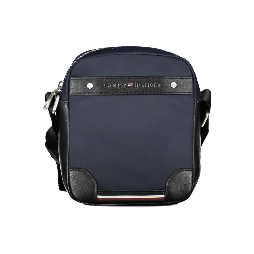 Tommy Hilfiger Blue Polyester Men Shoulder Bag Tommy Hilfiger Dark Slate Gray