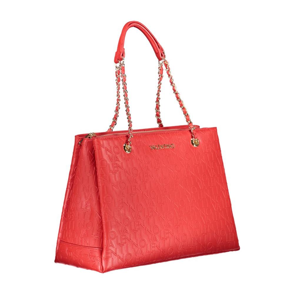 Valentino Bags Red Polyethylene Handbag Valentino Bags Tomato
