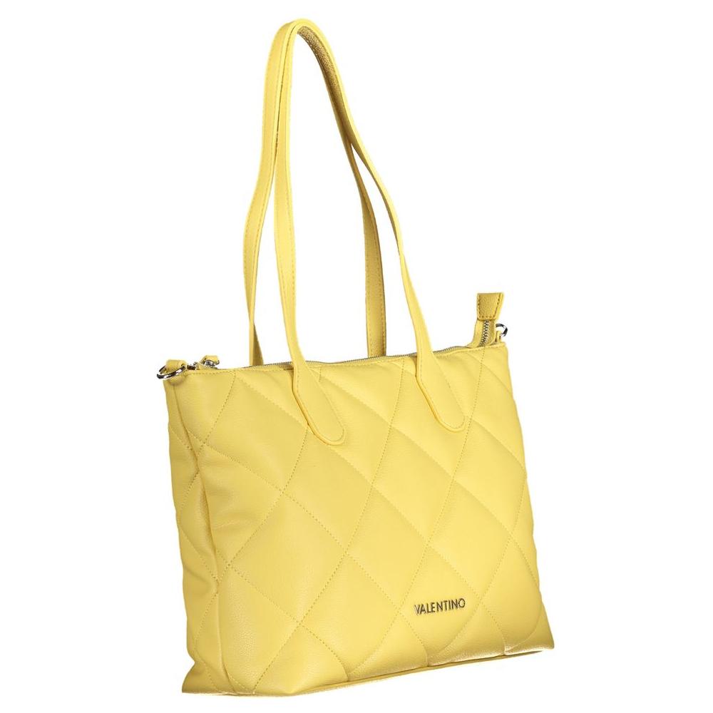 Valentino Bags Yellow Polyethylene Handbag Valentino Bags Light Goldenrod