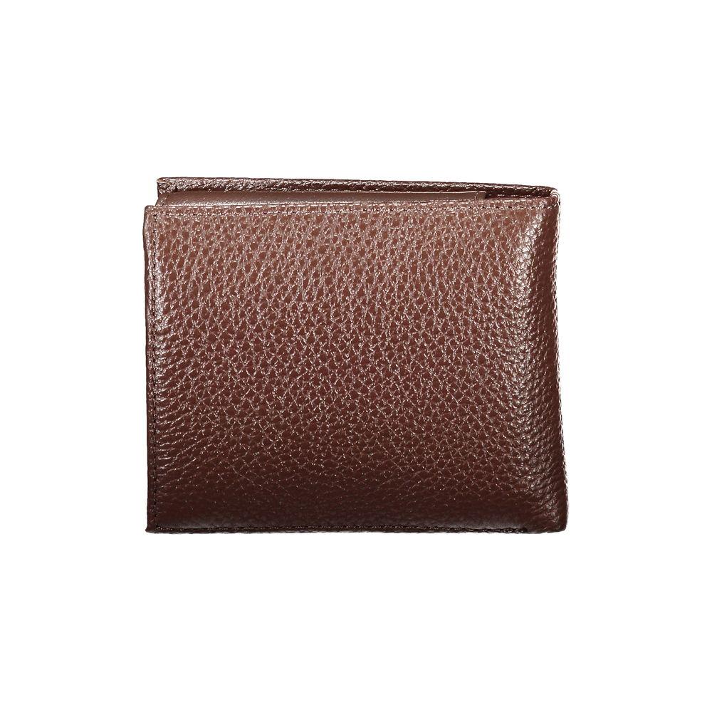 Tommy Hilfiger Elegant Brown Leather Bifold Wallet Tommy Hilfiger Dark Olive Green