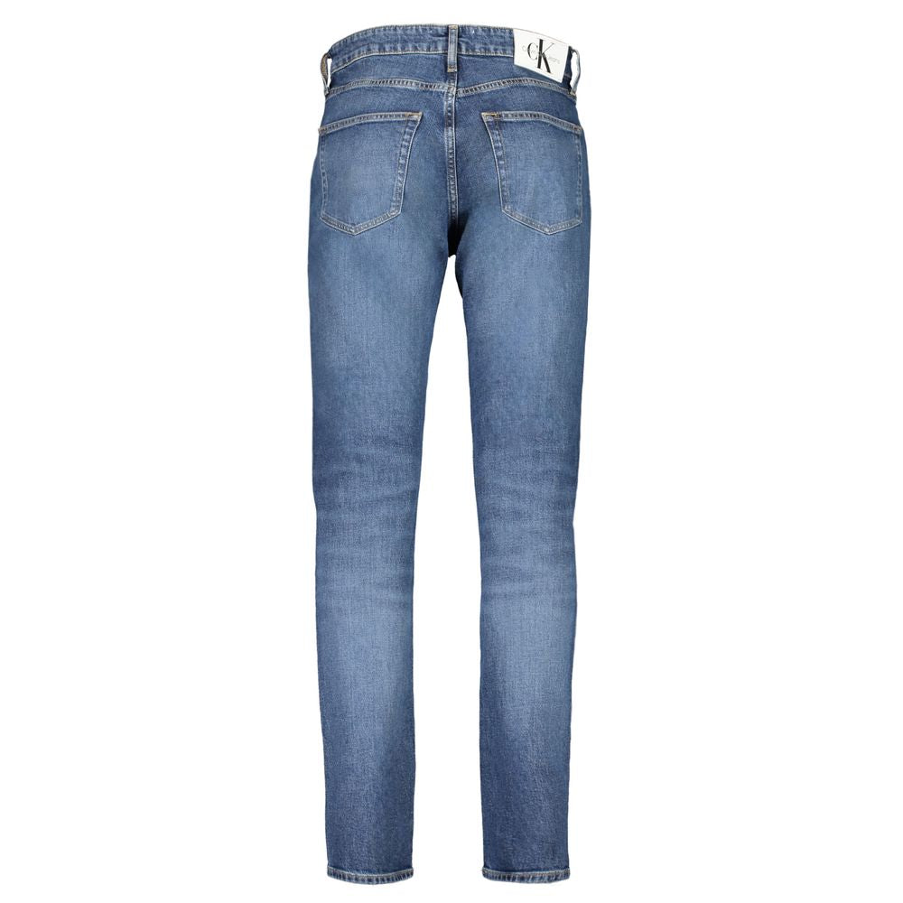 Calvin Klein Blue Cotton Jeans & Pant Calvin Klein Slate Gray