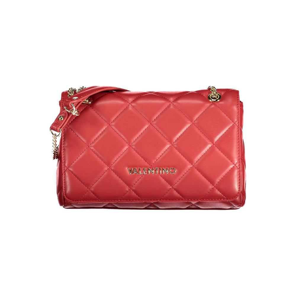 Valentino Bags Red Polyethylene Handbag Valentino Bags Maroon