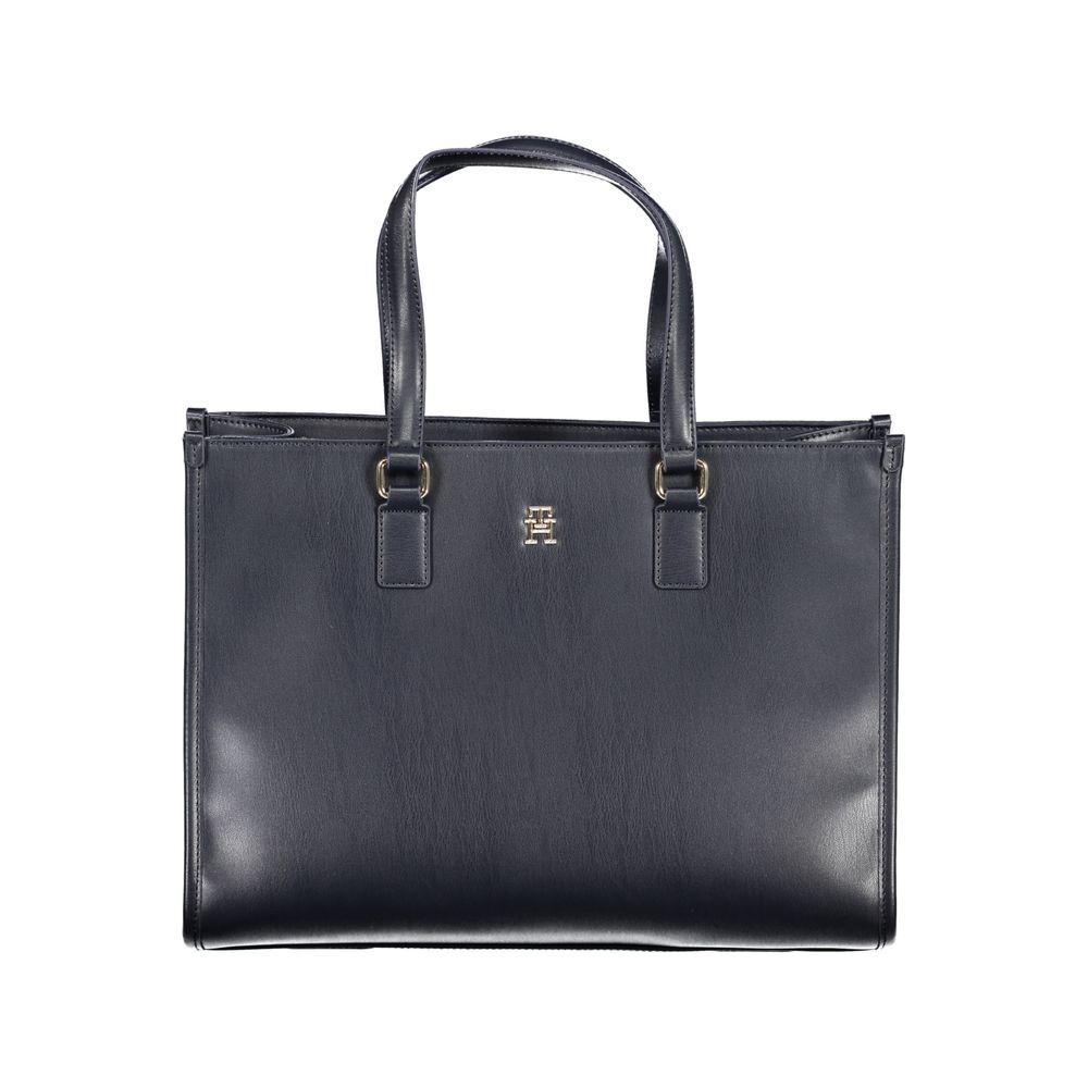 Tommy Hilfiger Blue Polyethylene Handbag Tommy Hilfiger Dark Slate Gray